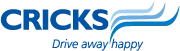 Logo with the word Olicks in bold blue letters, featuring a stylised blue wave above the text, and the words Clean Flow written below in lighter blue.